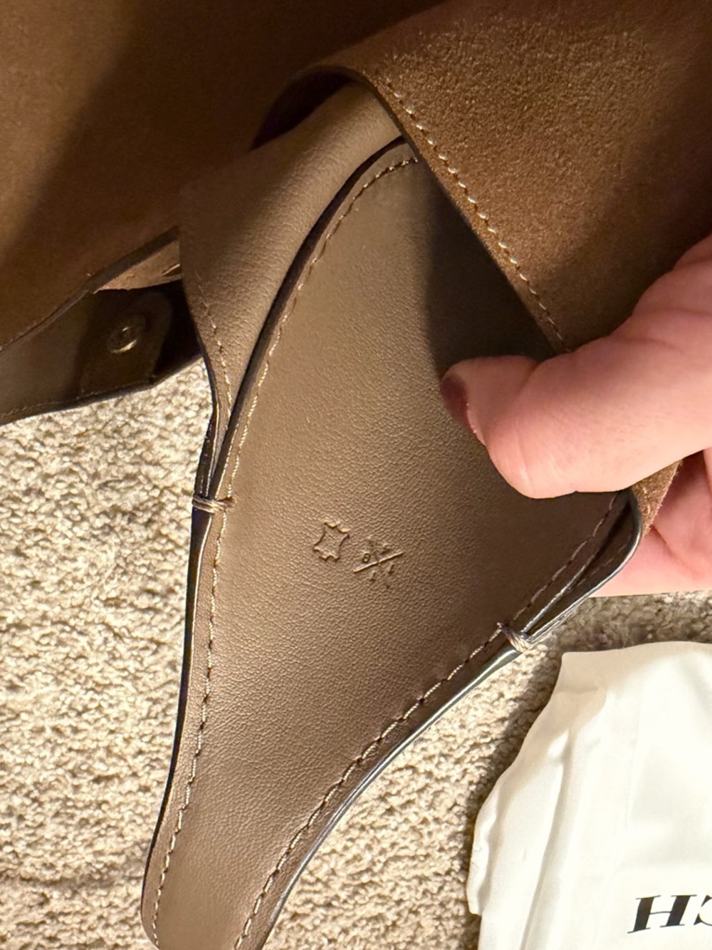 COACH Suede Brooklyn 39 in Chestnut Brown - Picture 4 of 8